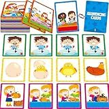 4-Scene Sequencing Cards, 72 Sequence Card Game for Preschool, Kids Learning Order and Logic, Speech Therapy Materials for Autism, Early Learning Activity-Storytelling, Social Skills,Sentence Building