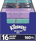 Kleenex 16 Pocket Packs (10 per pack), White, Box