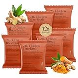 Kroma’s 24K Chicken Bone Broth Powder - 7 Pack, 7 Servings – Organic Protein-Rich Bone Stock – Instant Packaged Broths for Joint Health — 24K Chicken Protein Powder for Gut Health & Daily Wellness