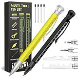 BoAn Gifts for Men,14 In 1 Multitool Pen (2 Pack),Fidget Spinner Decompression,Screwdriver,Hook Remover,Integrated Various Tools,Fathers Day Dad Birthday Gift