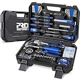 Prostormer 179-Piece Home Tool Kit, General Household Hand Tool Set with Portable Storage Box, Basic Tools for Apartment, Garage, Office and College Dorm