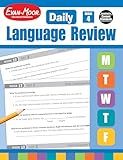 Evan-Moor Daily Language Review, Grade 4, Activities, Homeschooling and Classroom Resource Workbook, Reproducible Worksheets, Teacher Edition, Daily Practice, Skills Assessment, Grammar, Punctuation