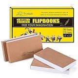 PRIMBEEKS Premium Blank Flip Book Paper, 4 pack(90 sheets, 180 pages per pack) No Bleed Flip Books Kit, 4.5" x 2.5" Animation Paper for Animation, Sketching, Cartoon Creation