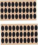60Pcs Black Mouse Feet Sticker Skates Pads Replacement Feet for M215 / M310 / M325 Mouse Pads and Wrist Rests