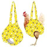 Umisun Chicken Holder Bag Chicken Medic Bag Chicken Carrier with Handle Chicken Supplies Catching Hand Bag for Hen Rooster Poultry Chicken Transport (Yellow Mix Color(1 Pack))