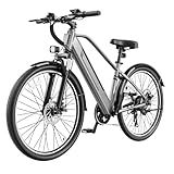 YOLOWAY 750W Electric Bike for Adults, 40Miles Long Range Removable Battery, 26" E Mountain Bike for Men/Women, Adult E-Bike, 25 MPH Ebikes for City Commute & Off-Road Riding, UL Certified