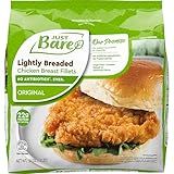 Just Bare® Chicken Lightly Breaded Chicken Breast Fillets| Fully Cooked | 16 G Protein | Frozen | 1.5 LB
