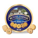 Royal Dansk Danish Butter Cookies, Premium Assorted Cookies Made with Real Butter, Great for Sharing and Hosting, 24 oz