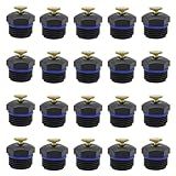 Yahpetes Garden Misting Nozzles 1/2" Adjustable Garden Lawn Water Spray Misting Nozzle 360-rotating Agricultural Lawn Watering atomizing Greenhouse Spray Irrigation atomizing Micro Sprinkler (20)