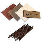 RaceWax Ptex Ski Base Repair Kit: 10 black p-tex, metal scraper, 3 3M buffing pads - (RD-1107)