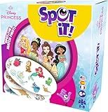 Asmodee Spot It! Disney Princess Card Game (2024 Refresh) - Eco-Sleeve Edition, 5-in-1 Visual Perception Game for Quick Reflexes and Family Fun, Ages 6+, 2-8 Players, 10 Minute Playtime