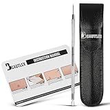 Skin Milia Remover Tool and Comedone Extractor Tool. Double Ended Loop & Sharp Zit/Pimple Popper Tool Kit. Stainless Steel Ear Blackhead Remover Tools Professional Pimple Extractor Tool for Acne