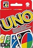 UNO - Classic Colour & Number Matching Card Game - 112 Cards - Customizable & Erasable Wild - Special Action Cards Included - Gift for Kids 7+, W2087
