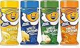 Kernel Seasons 4 Pack Seasoning Kit (Butter,Garlic Parmesan,White Cheddar,Nacho Cheddar)