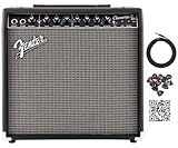 Fender Champion II 50-Watt Guitar Combo Amplifier Bundle with Instrument Cable, Picks, and Austin Bazaar Instructional Video