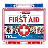 Care Science First Aid Kit, 110 Pieces | Professional Use for Travel, Work, School, Home, Car, Emergency, Survival, Camping, Hiking, and More