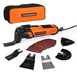 JORGENSEN Corded Oscillating Multi Tool, Variable Speed with 16 PCS Blades