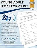 Young Adult Legal Forms Kit for Parents & Students Durable Power of Attorney, HIPAA Authorization & Advance Directive, DIY Legal Forms for Medical, Financial & Educational Support Lawyer Approved