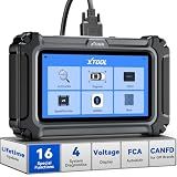 XTOOL D5S OBD2 Scanner, 16 Resets, Car Scanner for Engine ABS SRS Transmission, Crank Sensor Relearn, Throttle Relearn, EPB, Code Reader for Cars and Trucks, CAN FD&FCA Scan Tool, Lifetime Free Update