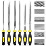 kapoua 6-Piece Metal Needle File Set - Hardened Alloy Steel