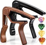 Guitar Capo 2 Pack Capo Guitar Clamp Kapo for Acoustic Electric Bass Guitar Ukulele