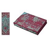 Gaiam Yoga Mat Folding Travel Fitness & Exercise | Foldable for All Types of Yoga, Pilates Floor Workouts, Be Free, 2mm