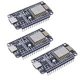 HiLetgo 3pcs ESP8266 NodeMCU Lua ESP-12E CP2102 USB C Type-C Interface IOT Internet of Things Wireless WiFi Development Board Module