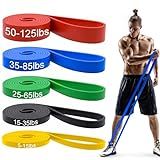 Pull Up Bands, Resistance Bands, Pull Up Assistance Bands Set for Men & Women, Exercise Workout Bands for Working Out, Body Stretching, Physical Therapy, Muscle Training - Colorful