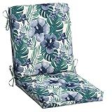 Arden Outdoor Patio Dining Chair Cushion, 20x44, Rain-Proof Seat Pad, Fade-Resistant Outdoor Cushion Salome Tropical