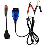 allsun OBD2 Memory Saver for Car,Battery Replacement Tool Prevents Radio/Clock/ECU Reset,Dual-Power via OBDII Port & Cigarette Lighter,12V Universal w/LED Indicators, Save Settings No Programming