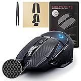 HOTLINEGAMES [Grip Upgrade] 2.0 Plus Anti Slip Grip Tape Compatible with Logitech G502 Wired/ G502 Wireless Gaming Mouse Skins,Sweat Resistant,Cut to Fit,Easy to Apply,Professional Mice Upgrade