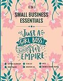 6 In 1, Small Business Essentials: Order Tracker, Inventory Log, Income, and Expense Tracker, To-Do Checklist, Suppliers Log, and Notes for Small Business, Women Entrepreneur