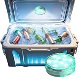 Skywin Waterproof Multicolor LED Cooler Lights – 2.76 x 1 x 1 Inches, 3 x AA Battery-Operated, Reusable Cooler Accessories for Camping, Outdoor Events, and Parties