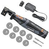 DIDUEMEN 8V Handheld Without Debugging Tungsten Electrode Sharpener TIG Welding Rotary Tool with Flat Grinding Block, Cut-Off Slot, Multi-Angle & Offsets