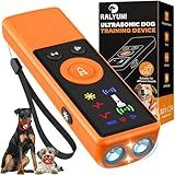 Ultrasonic Dog Bark Deterrent Device, Anti-Barking Control Device with LCD Screen & 3 Modes, Dog Training Tools to Stop Bad Behaviors, Safe Trainer Up to 35ft for Indoor Outdoor Use-01