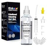 E-Z Ink Printer Cleaning Kit for Epson Ecotank Printer, Printerhead Cleaning kit for HP/Canon/Brother Inkjet Printers, Printhead Cleaning Solution, 100ML