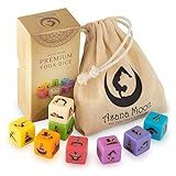 Asana Moon Yoga Dice – One of The Unique Yoga Gifts for Women or Any Yoga Lover – Yoga Accessories for Teachers and Yogis – Yoga Gift Idea for Instructors