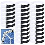 Soccer Goal Net Attachment Straps: 50pcs Attachment Straps for Holding Soccer Placement Nets to The Goal Posts for Boys Kids Soccer Training 14 x 0.8 Inch (White)