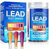 Lead Test Swabs Kit, 30 Pack Lead Paint Test Swabs, No Vinegar Needed, 30-Second Color Change Lead Testing for Painted Walls, Toys, Pipes, Ceramics & Home Surfaces