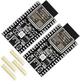 SDATEKIT 2Pcs ESP32-WROOM-32E Module USB-C 4MB ESP32-DevKitC-32E Development Board for IoT Smart Home/Industrial Control, Dual-Core 240MHz Wi-Fi Bluetooth 5.0 with USB-C, Original (Arduino/Python/IDF)