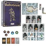 AMIGO Games Saboteur 20th Anniversary Edition – Includes Special Cards, Mini Expansions & Variants for Even More Adventure – Perfect for Family Game Night – Kids Adults Ages 8+