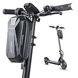 CHICLEW Portable Electric Scooter Bag, Quick Release Scooter Storage Bag with 2L Large Capacity, Waterproof Scooter Front Handlebar Bag for Carrying Phone, Wallet, Charger Tools, Repair Tools