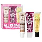 Hempz All is Balm Kit, 3 Pack, Lip Balm, Nourishing Lip Care, Limited Edition Gloss, .44 oz