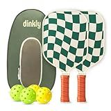 Dinkly Pickleball Paddles Set of 2, USAPA Approved Pickleball Rackets
