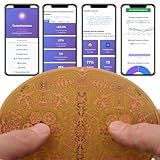 Powerforms Super Cell Plate - Focus & Cognitive Enhancement Tool with Performance Tracking - Mental Clarity Device for Peak Performance & Concentration - Includes Free App 6"×4.5"