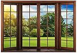 YYNXSY 7X5FT Office Backdrop for Video Conference Backdrop with Window Background Screen for Video Conferencing Photography Studio Background Props Holiday Party Birthday Party Room YY-1003