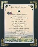 Retirement Blessing - May You Always Have Work For Your Hands - 8x10 with Green Matting