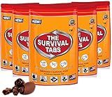 Emergency Food Supply - 10 Days Survival Food for Emergency Situation - Gluten Free and Non-GMO 25 Years Shelf Life (120 tabs - Chocolate)