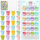 Classroom Management Tools Have You Filled a Bucket Today Chart Positive Behavior Reward Jars with Hanging Pocket Name Labels Bucket Filler Activities for Back to School Teacher Supplies (Pastel)