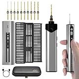 AM ARROWMAX Mini Electric Screwdriver & Drilling Adapter, 600RPM Precision Screwdriver | Mini Electric Drill 2 in 1 Tool Set, 70 Bit, 5 Torque Settings, Power Screwdriver for Phones Watch Laptops